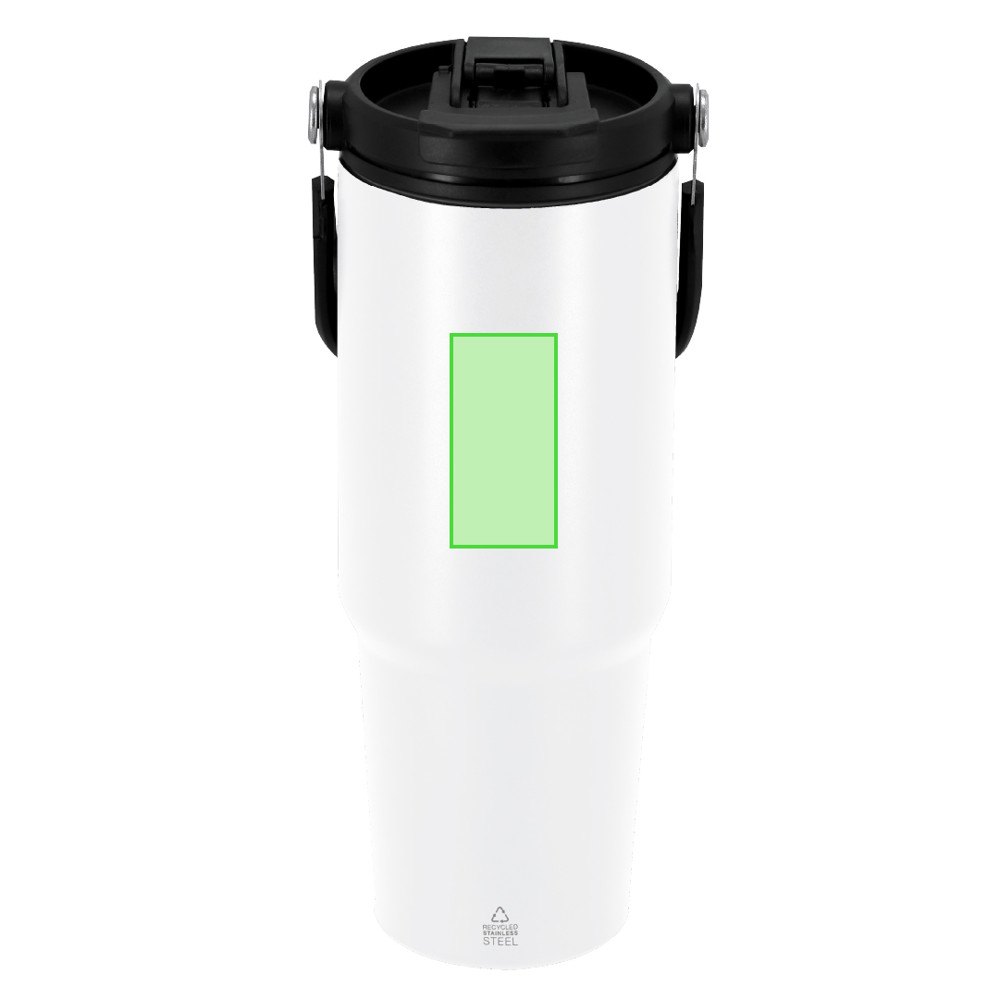 Beker-Fles Chalmer — drukvlak voorzijde bovenkant