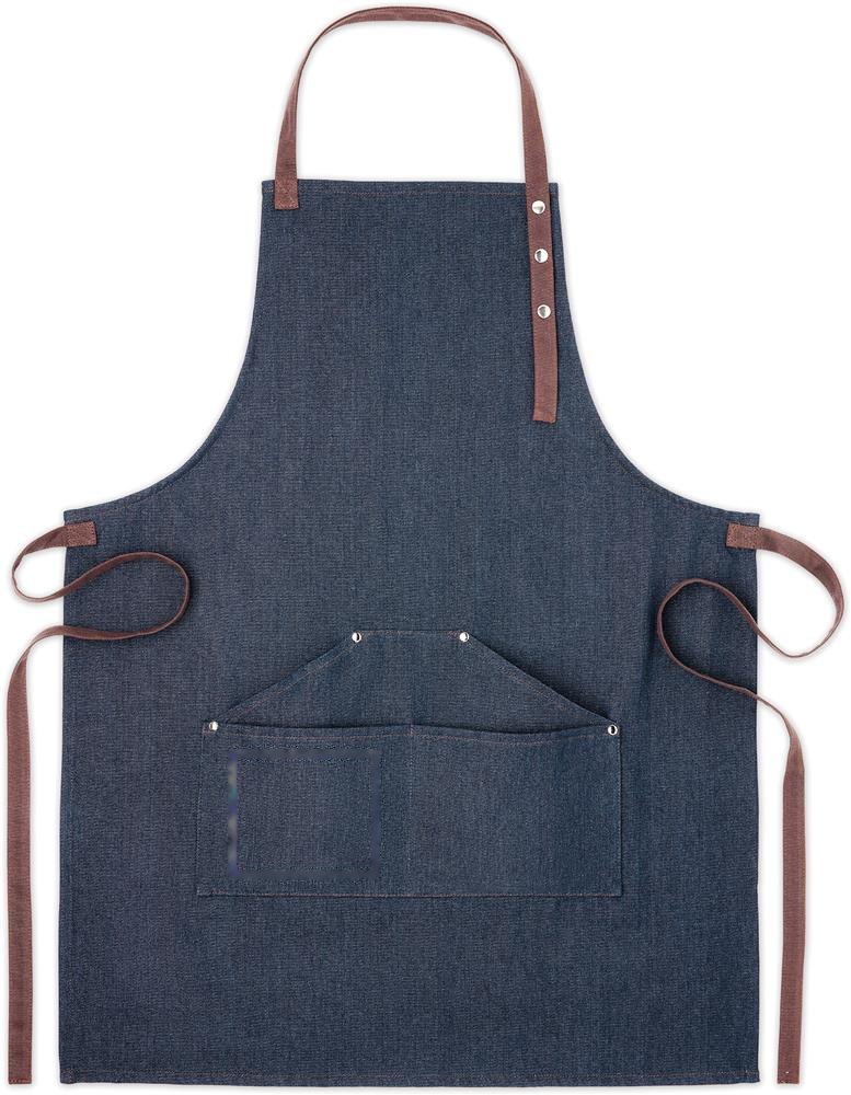 DENIPUR - Denim schort 240 gr/m² — drukvlak voorzijde vak rechts