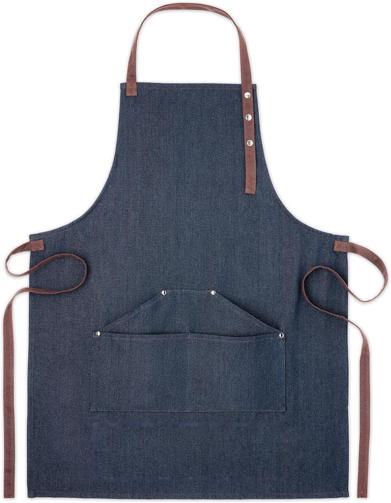 DENIPUR - Denim schort 240 gr/m² — drukvlak voorzijde onder vak