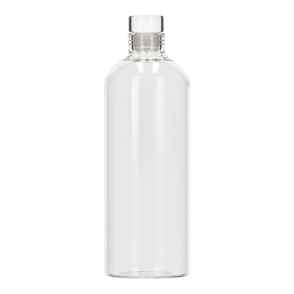Glazen fles 1000ml — drukvlak midden op de fles
