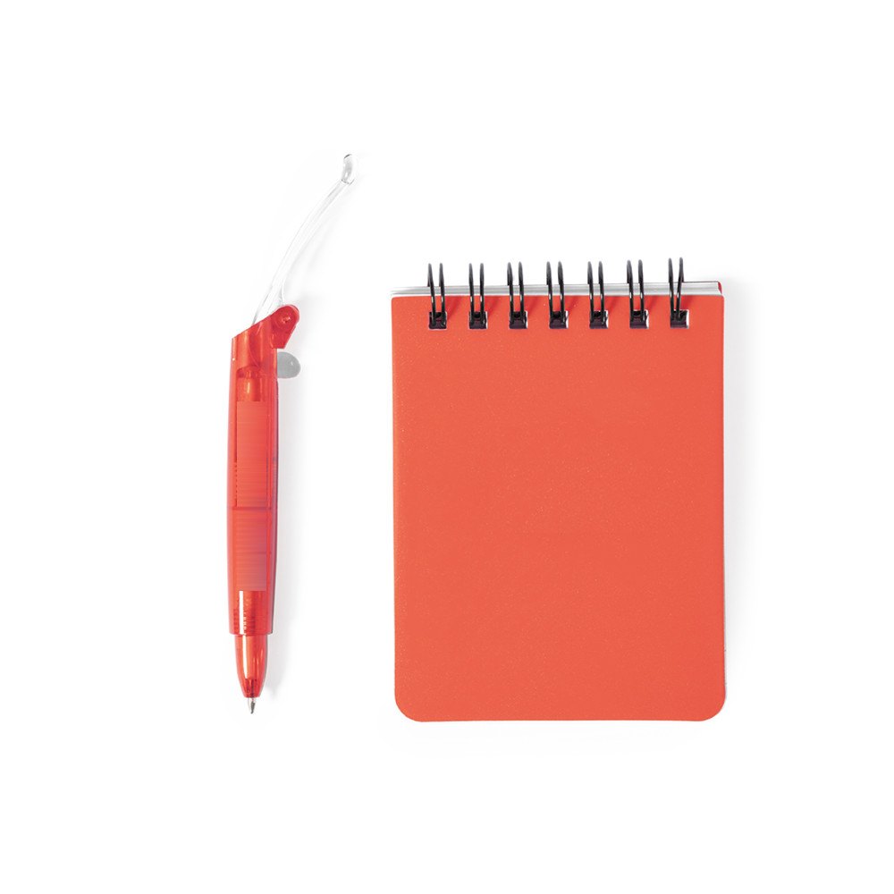 Mini Notitieboek Duxo — drukvlak op de houder