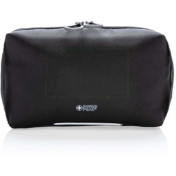 Swiss Peak AWARE™ tech pouch PVC-vrij — drukvlak artikel voorzijde