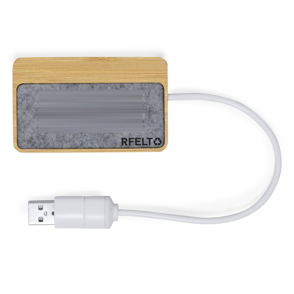 USB Hub Barney — drukvlak op het vilt