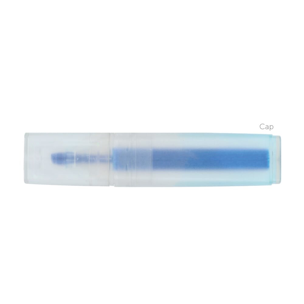 R-PET markeerstift — drukvlak op de kap, zijde 1