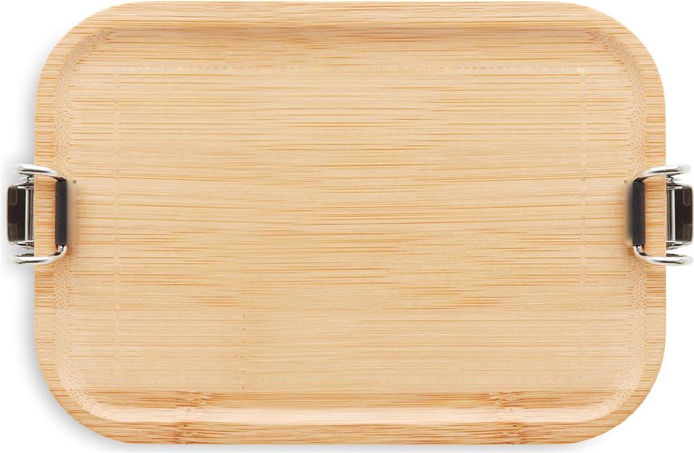 SONABOX - RVS lunchbox 750ML — drukvlak deksel