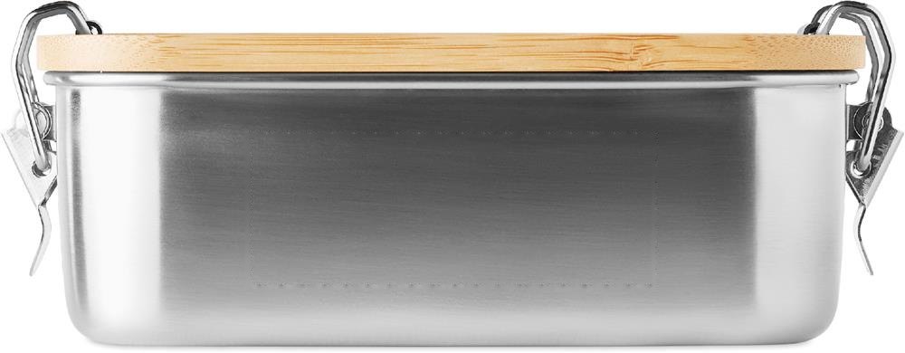 SONABOX - RVS lunchbox 750ML — drukvlak op de voorkant