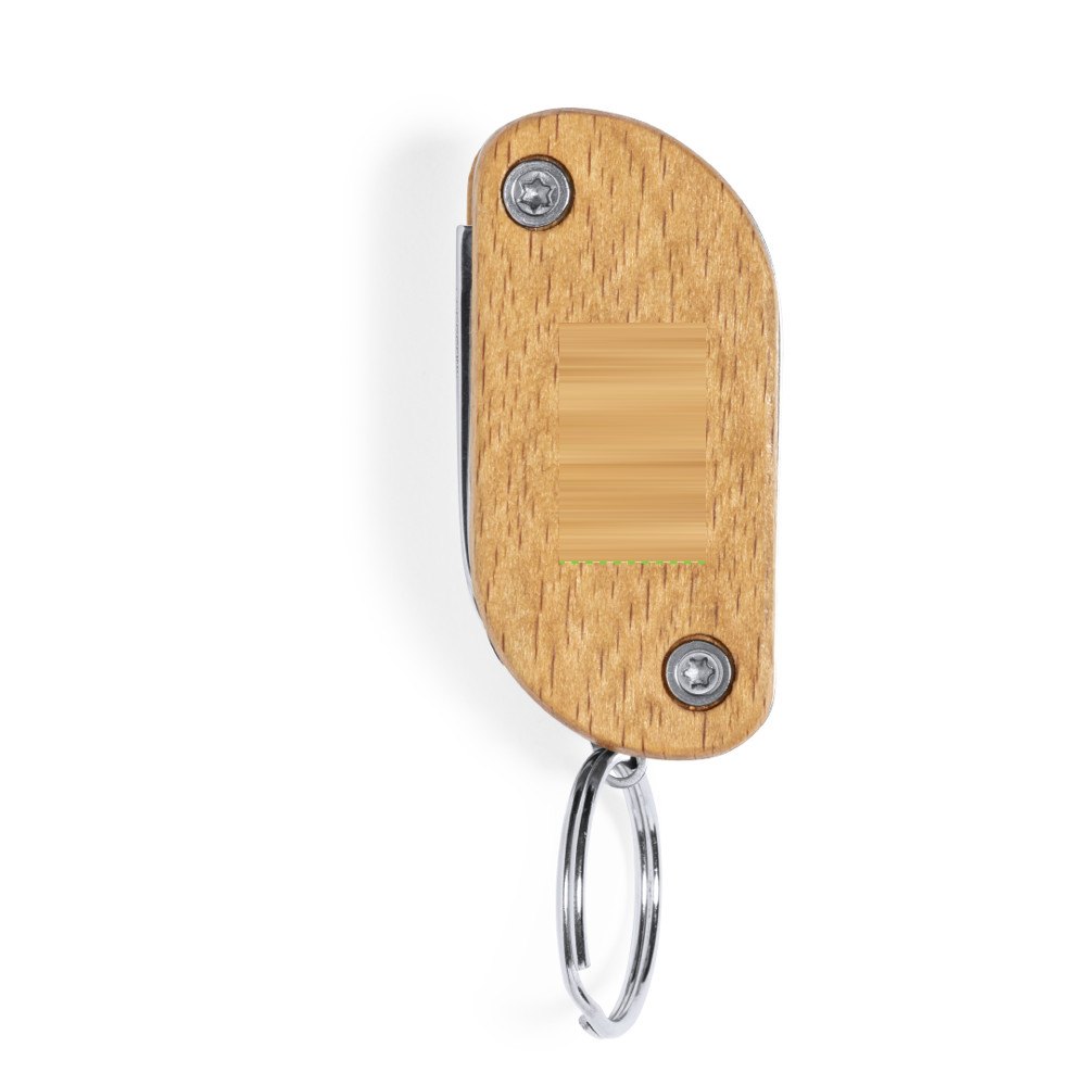 Multitool Sleutelhanger Polty — drukvlak aan de andere kant