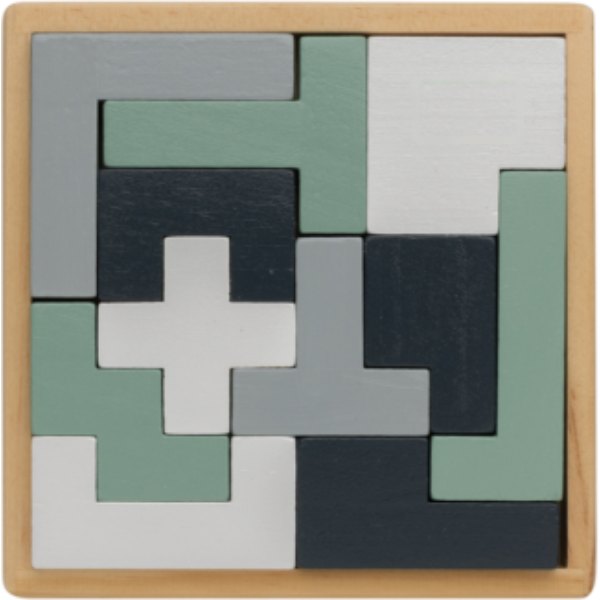 Cree houten puzzel — drukvlak artikel