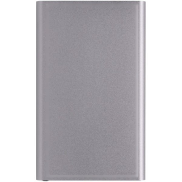 RCS gerecycled plastic/alu 4000 mah powerbank met type C — drukvlak artikel voorzijde
