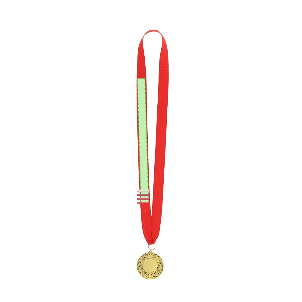 Medaille Gussy — drukvlak links op het lint