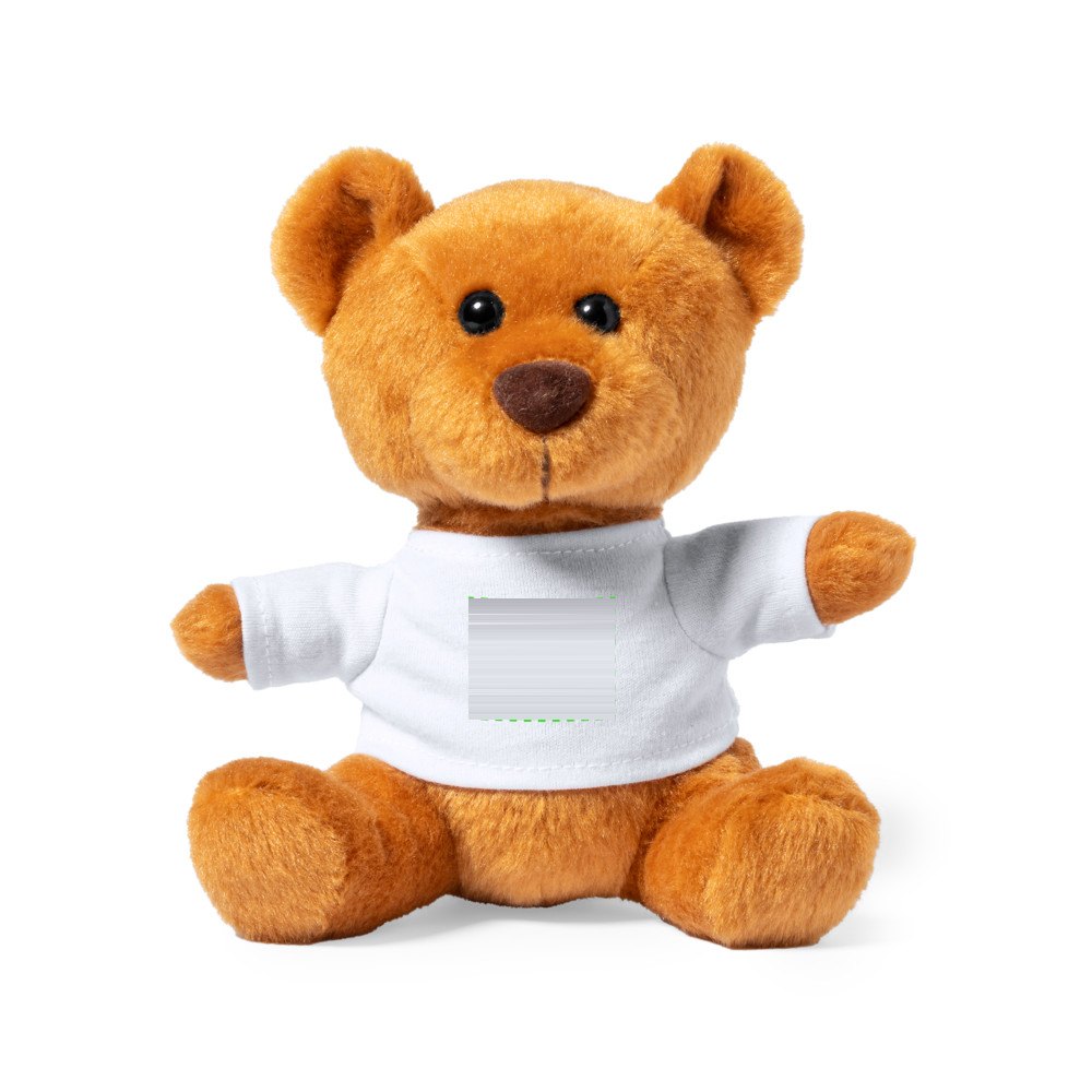 Teddybeer Sincler — drukvlak gecentreerd