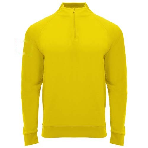 Epiro 200 g/m² sweatshirt met lange mouwen en kwartrits voor kinderen — drukvlak rechter bicep