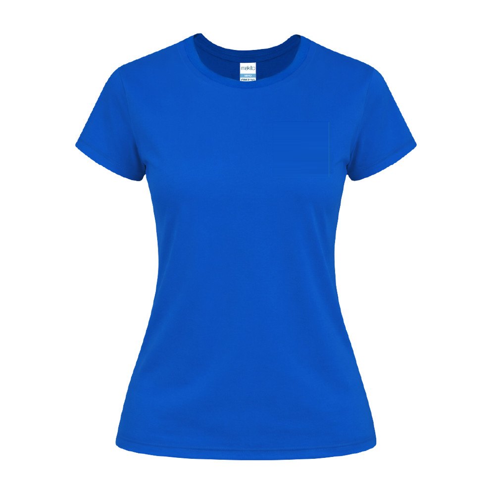 Dames Kleuren T-Shirt Seiyo — drukvlak linkerborst