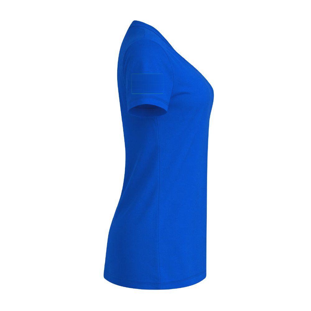 Dames Kleuren T-Shirt Seiyo — drukvlak rechtermouw