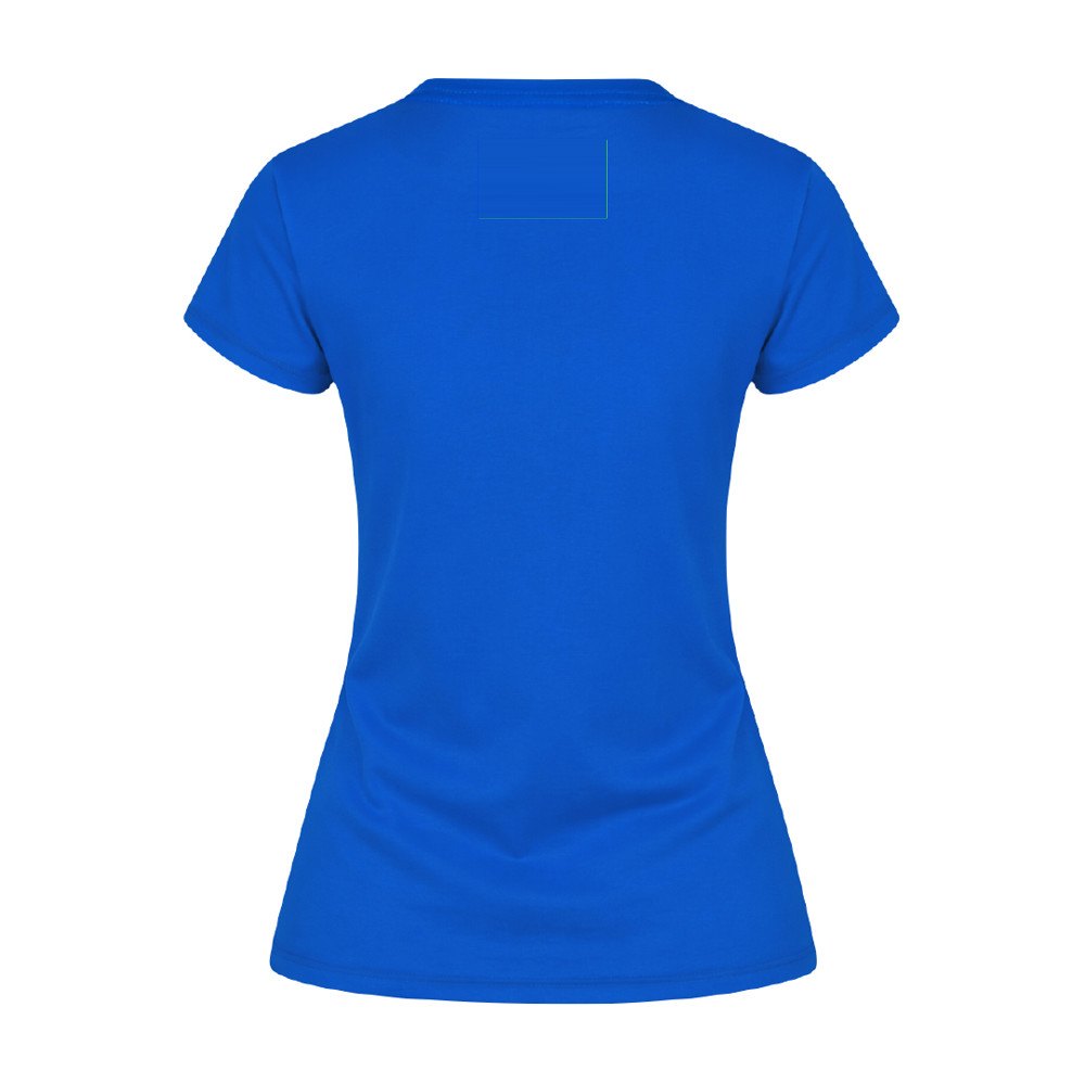 Dames Kleuren T-Shirt Seiyo — drukvlak hoge rug