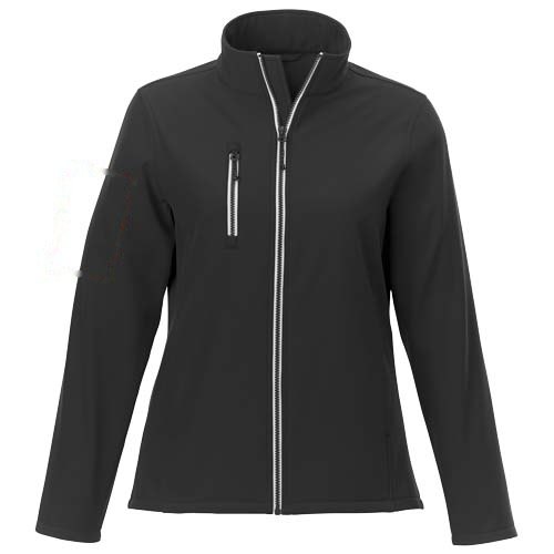 Orion softshell dames jas — drukvlak rechter bicep