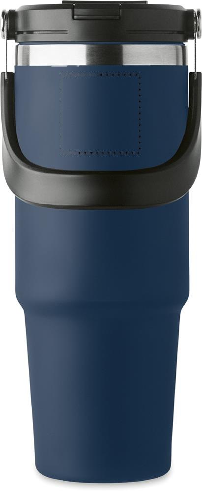 SUMA HAND - Dubbelwandige beker 850ml — drukvlak boven het handvat