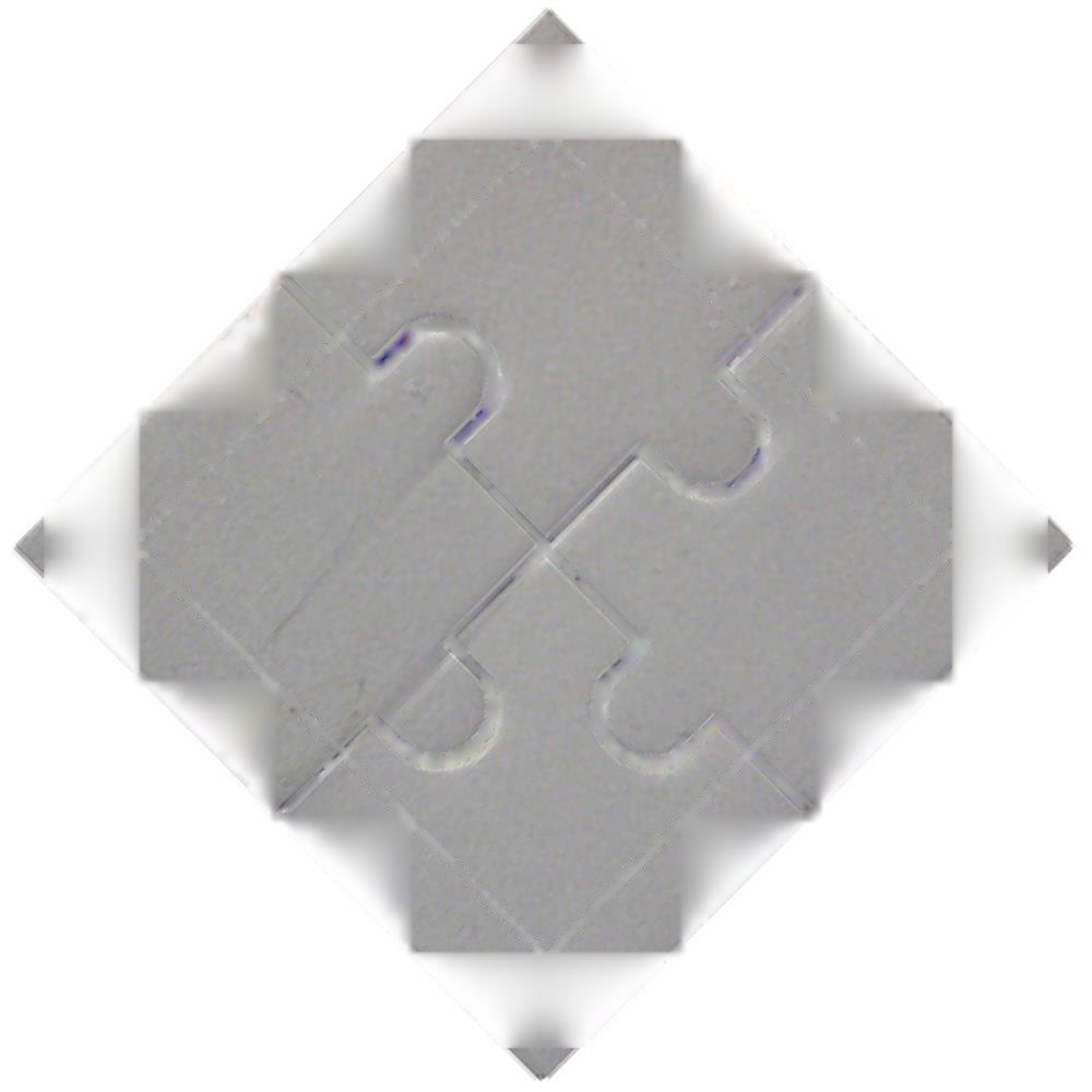 KUBZLE - Metalen 3D puzzel — drukvlak puzzle voorzijde