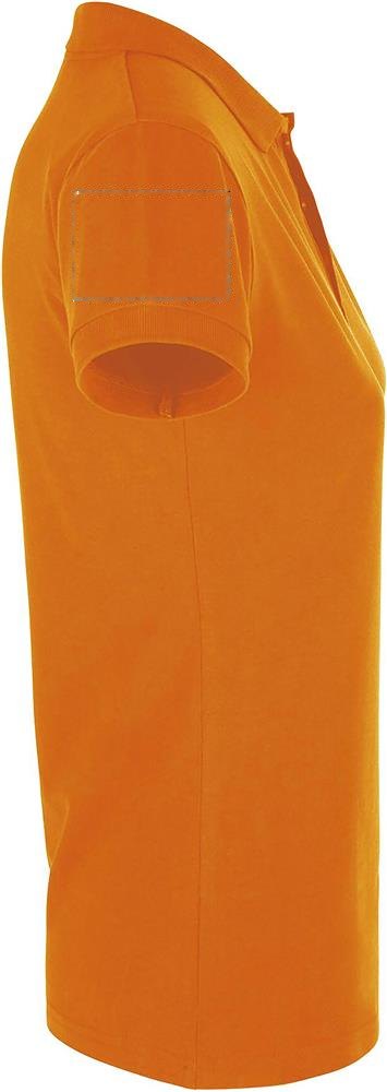 PERFECT WOMEN - PERFECT dames polo 180g — drukvlak rechterarm