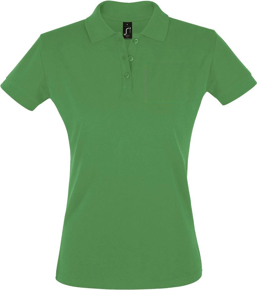 PERFECT WOMEN - PERFECT dames polo 180g — drukvlak borst