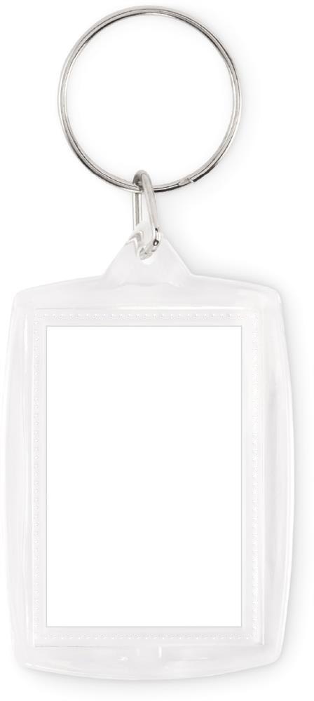 WITHME - Klassieke acryl sleutelhanger — drukvlak inlay voorzijde