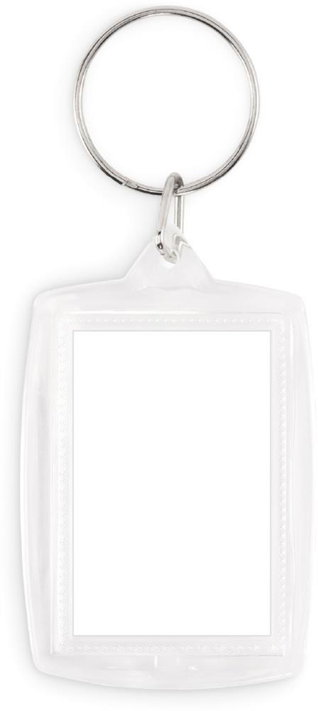 WITHME - Klassieke acryl sleutelhanger — drukvlak inlay achterzijde