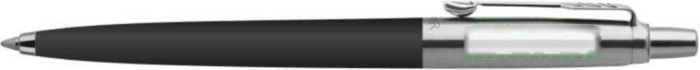 Parker Jotter Originals Recycled — drukvlak naast de clip rechtshandig
