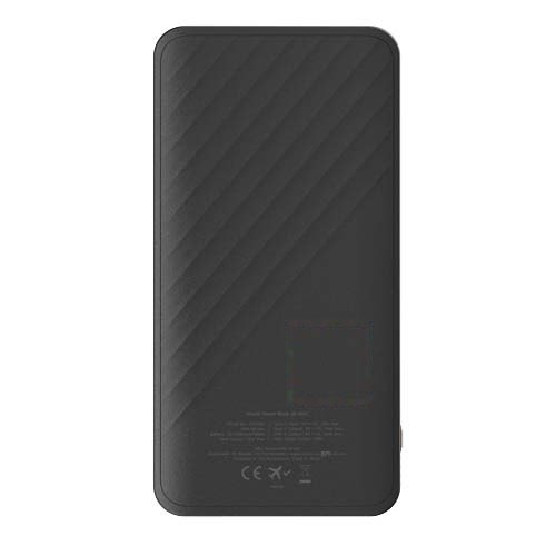 Xtorm XG220 Go2 snellaadbare powerbank van 15 W 20.000 mAh — drukvlak achterzijde