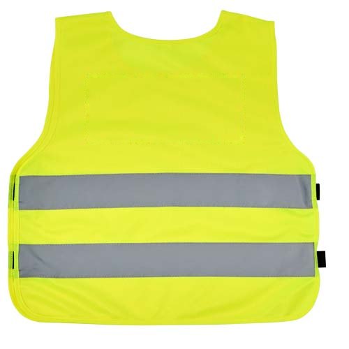 RFX™ Odile veiligheidsvest met klittenband voor kinderen van 3-6 jaar oud — drukvlak achterzijde