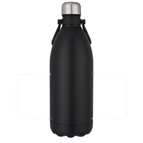 Cove 1,5 liter vacuüm geïsoleerde roestvrijstalen fles — drukvlak rondom