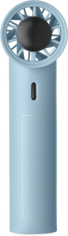 GLACI - Mini hi-speed handventilator — drukvlak verticaal op handvat