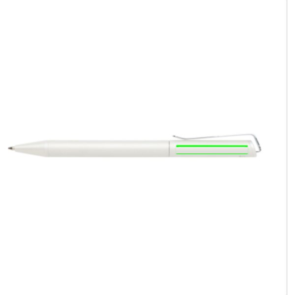 Xavi RCS-gecertificeerde pen van gerecycled aluminium — drukvlak naast clip