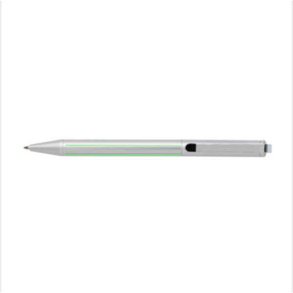 Xavi RCS-gecertificeerde pen van gerecycled aluminium — drukvlak voor de clip