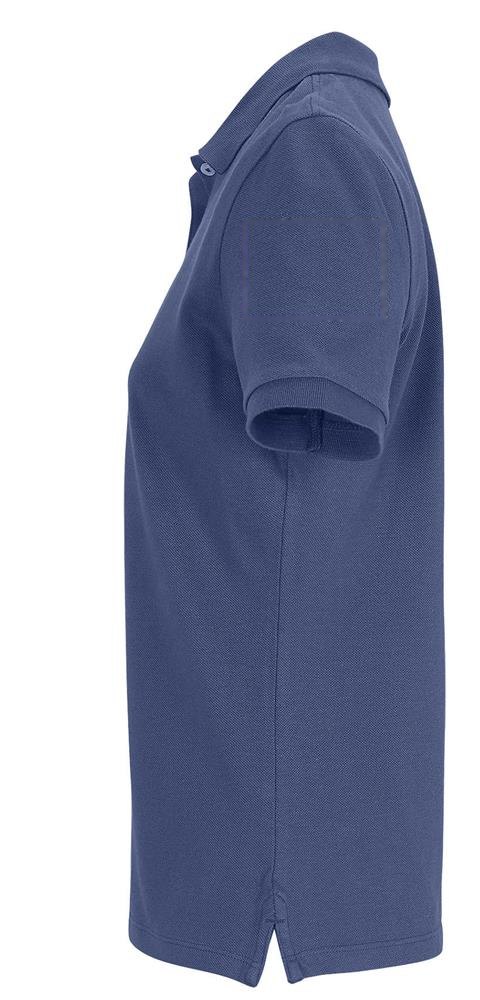 PACIFIC WOMEN - PACIFIC DAMES POLO — drukvlak linkerarm
