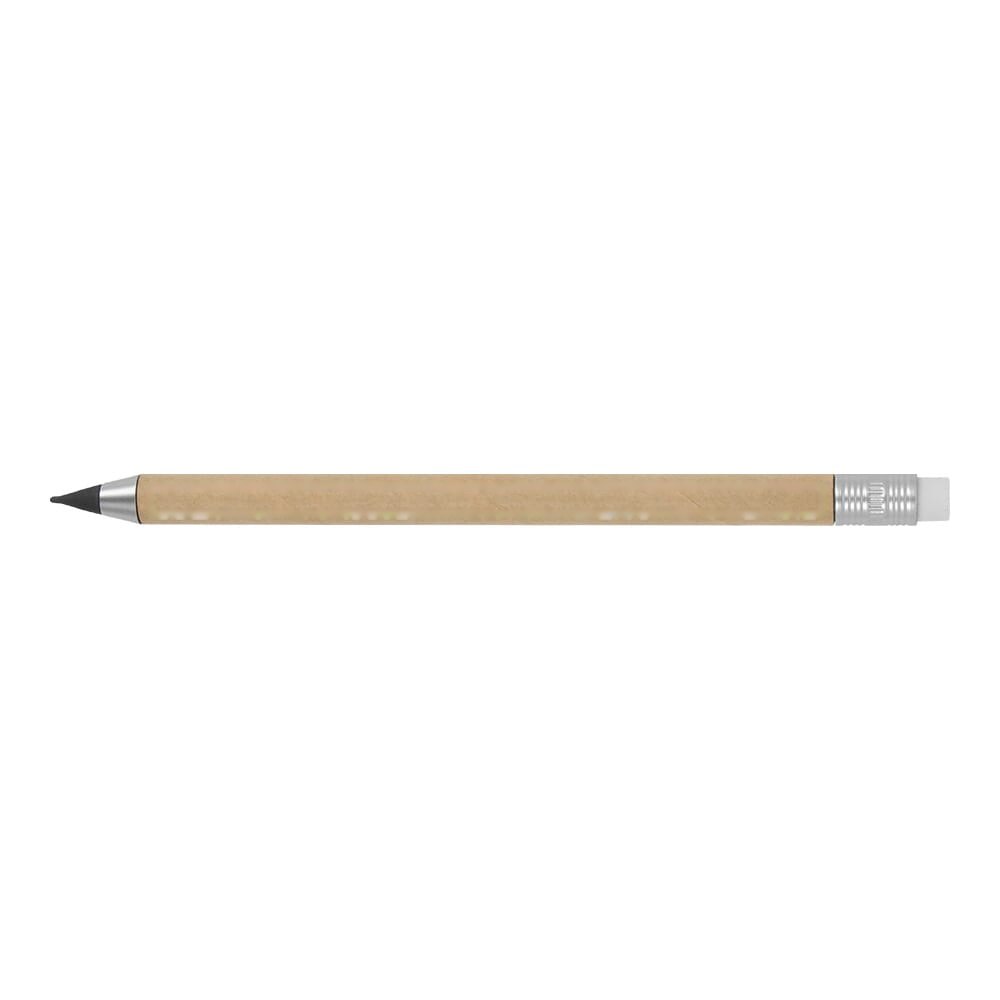 Inktloze papierpen met gum — drukvlak op de houder
