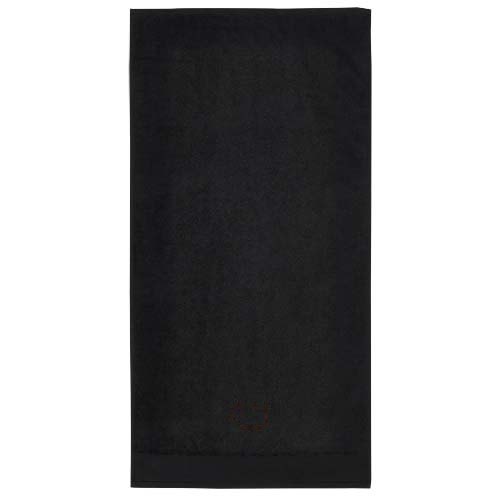 Nora handdoek 50 x 100 cm van 550 g/m² katoen — drukvlak voorzijde