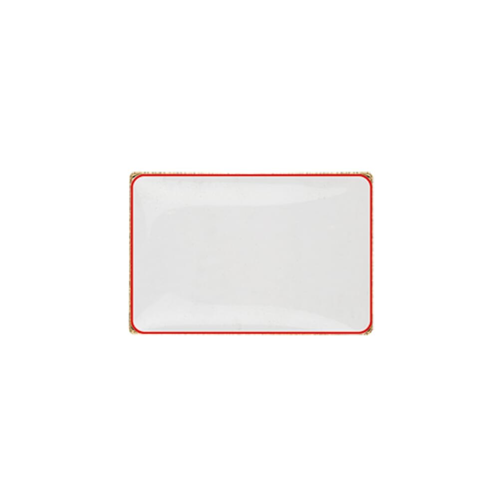 Badge metalen pin 19x13mm — drukvlak op de voorkant