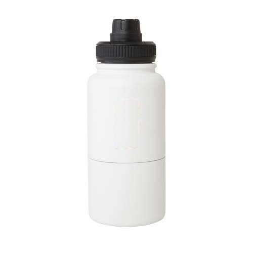 Dupeca 840 ml geïsoleerde waterfles van RCS-gecertificeerd roestvrijstaal — drukvlak voorzijde