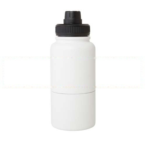 Dupeca 840 ml geïsoleerde waterfles van RCS-gecertificeerd roestvrijstaal — drukvlak rondom