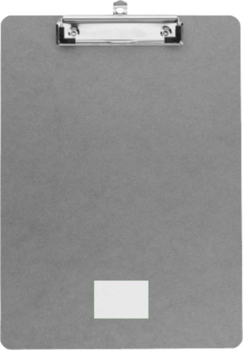 Klembord Nimra | Gerecycled MDF | A4 — drukvlak voorzijde onder