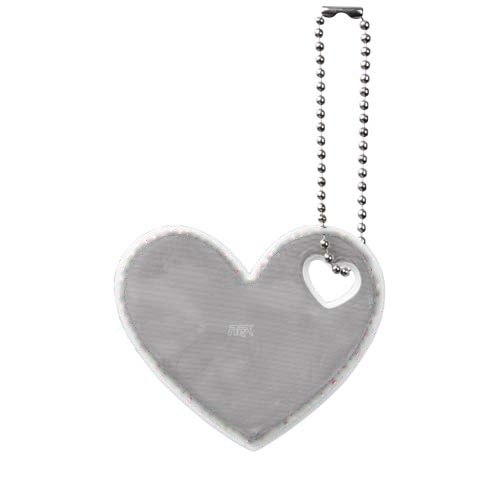 RFX™ Reflecterende hanger hart — drukvlak voorkant (op reflecterende laag)