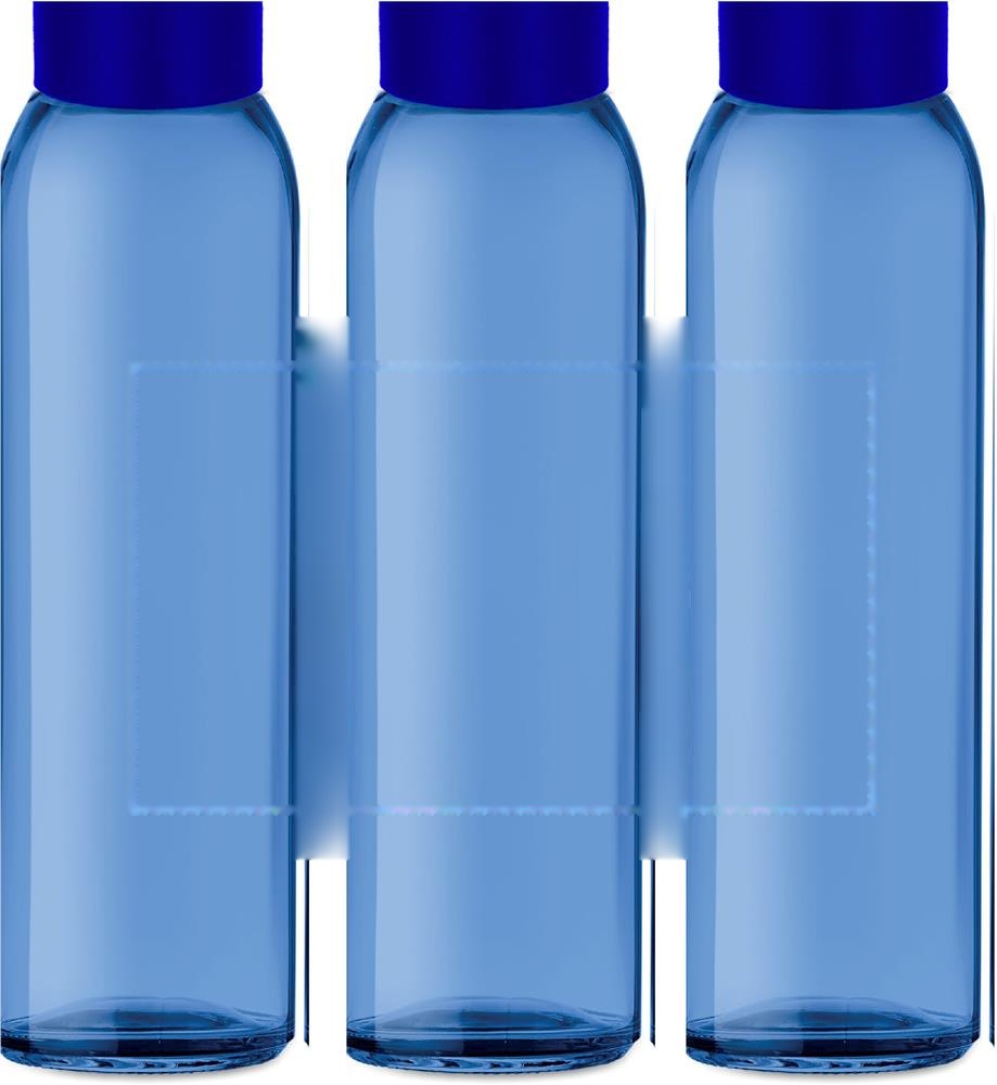 PRAGA - Glazen drinkfles 470 ml — drukvlak drukvlak 2