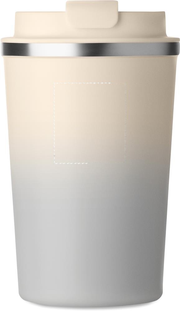BRACE GRADIENT - Dubbelwandige beker 350ml — drukvlak voorzijde boven