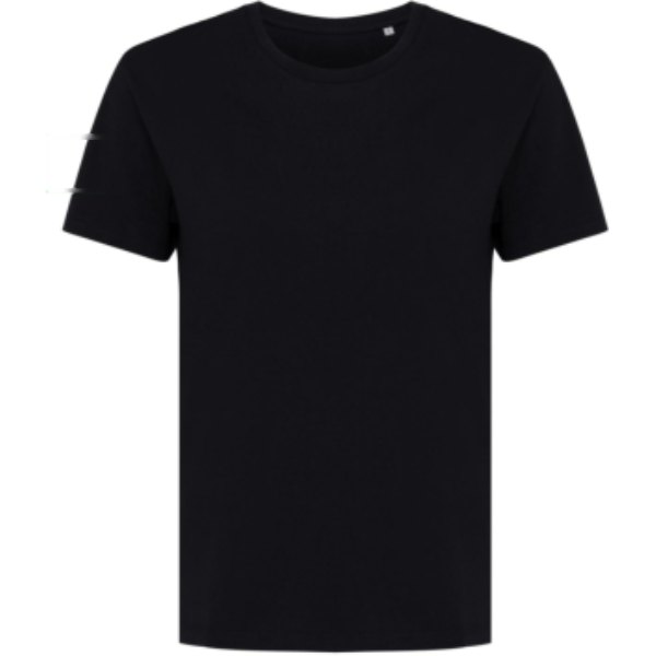 IQONIQ Yala dames lichtgewicht gerecycled katoen t-shirt — drukvlak mouw rechts