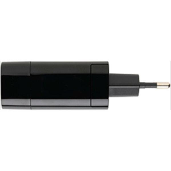 Philips 30W snellader met dual output en PD — drukvlak artikel onderzijde