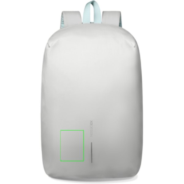XD Design Switch 2-in-1 Backpack — drukvlak artikel voorzijde links