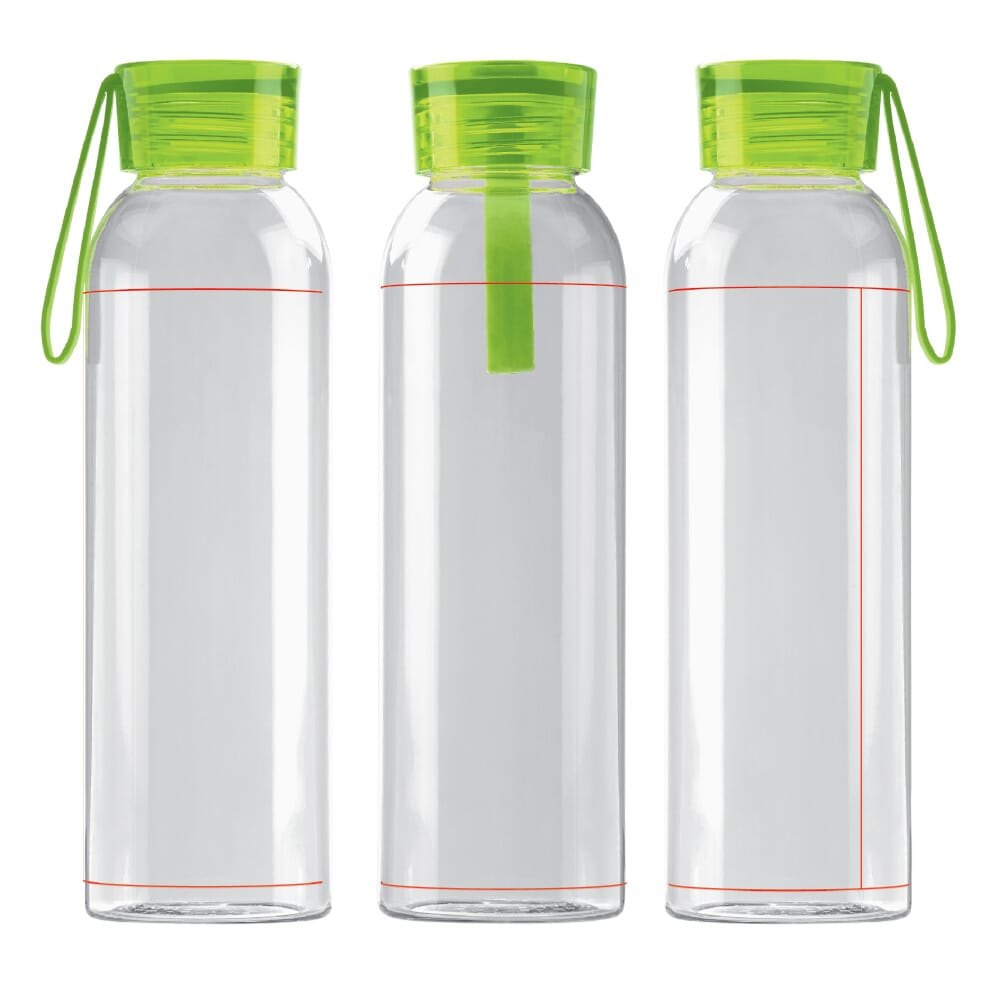 Waterfles Tritan 600ml — drukvlak rondom