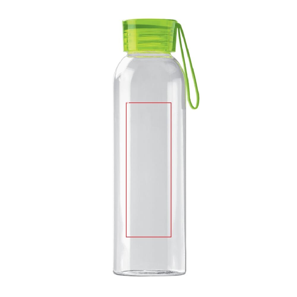 Waterfles Tritan 600ml — drukvlak op de zijkant