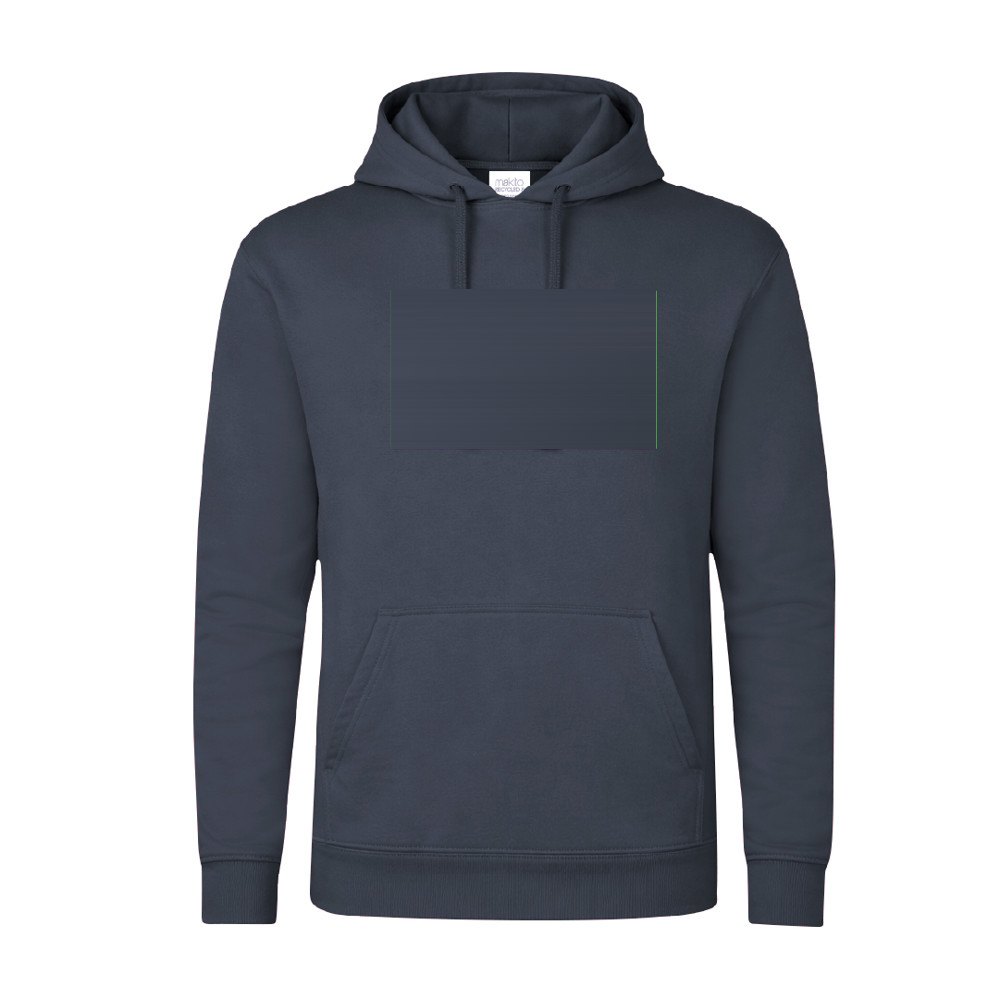 Volwassene Hooded Sweatshirt Harnix — drukvlak midden op de borst