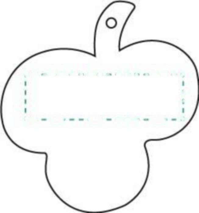 Pluche muis Lia — drukvlak label